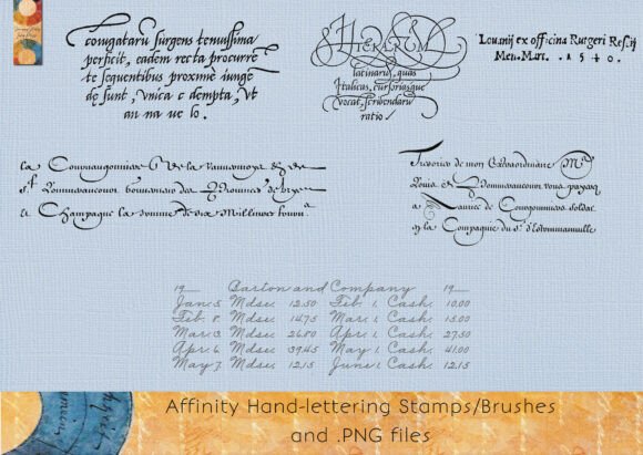 Download Affinity Brush Text Stamps &amp; PNGs - Affinity Collection
