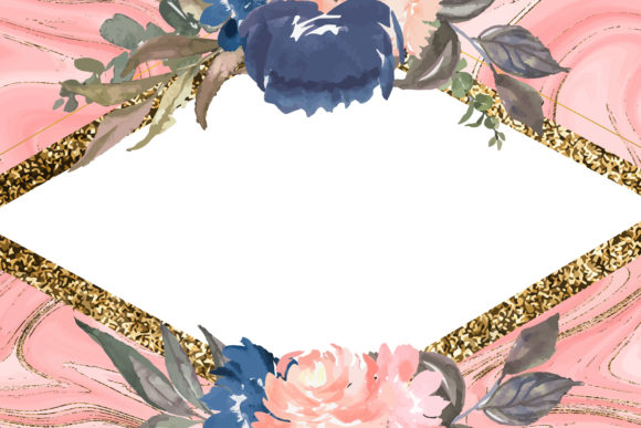 Download Floral and Glitter Pink Marble - Premium Bundle