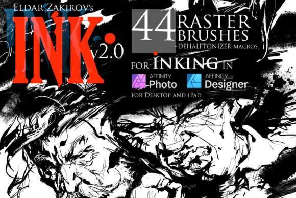Download INK.&bull; 44 Affinity Photo Brushes&nbsp;updated to&nbsp;V2.0 - Affinity Collection