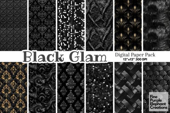Download Black Glam Luxury Glitter Art Deco Royal - Luxury glitter Collection
